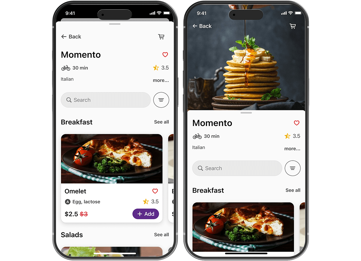 One-Tap Reordering