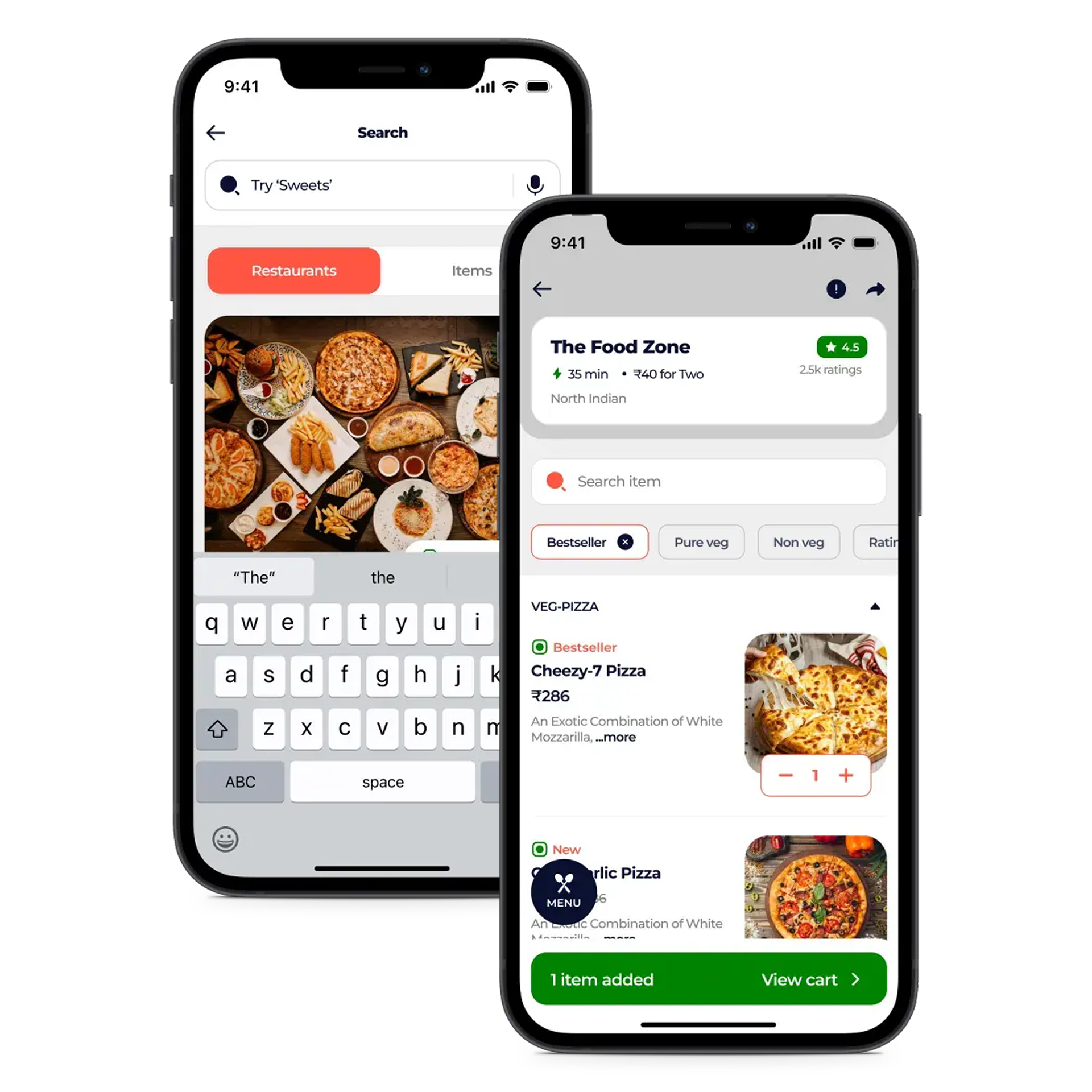 Restaurant Panel Feature